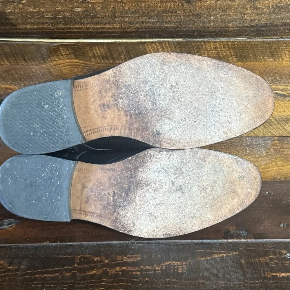 J. Murphy by Johnston & Murphy Leather Lace Up Shoes Men's Size 13 M Black India - Picture 11 of 12